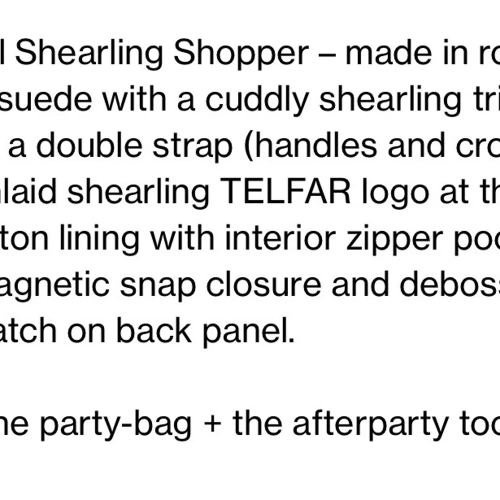 Telfar x UGG Women's Small shearling Shopper - Roasted chestnut - Picture 5 of 6